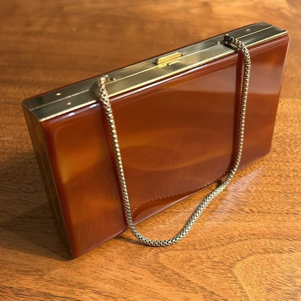 Wilardy MCM vintage lucite clutch - Picture 8 of 14